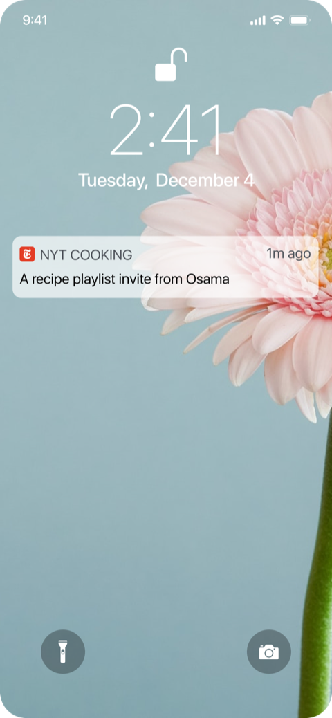 Accepting the invite